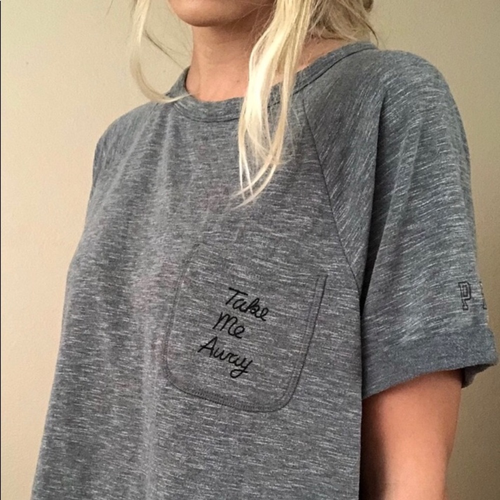 PINK Victoria’s Secret ‘take me away’ sweater T